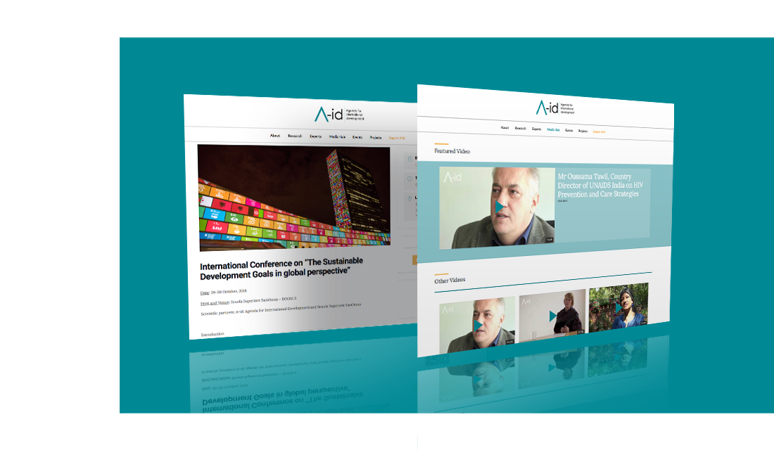 Website - A-id Sito web Landing page responsive CMS web design UI UX SEO think tank | PRINGO