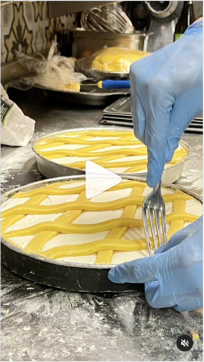 crostata ricotta e visciole felice a testaccio