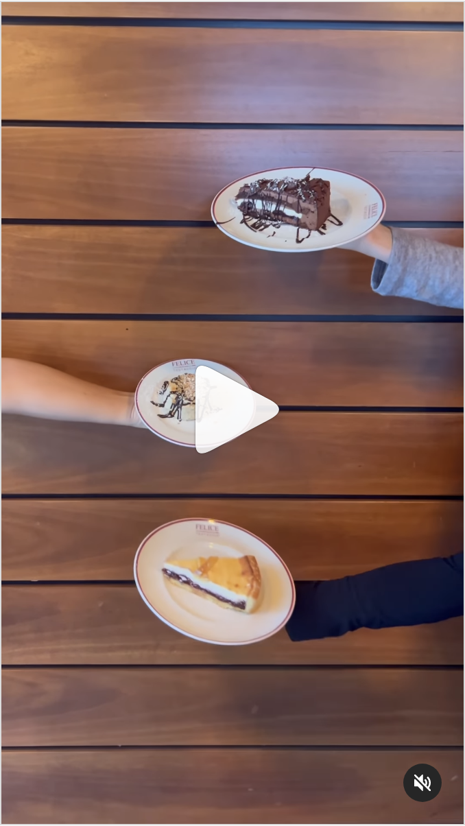 felice a testaccio - tris di dolci