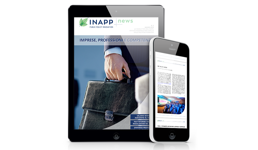 INAPP Tablet Newsletter digitali, newsletter, gestione newsletters, ente pubblico, pubblica amministrazione di ricerca | PRINGO