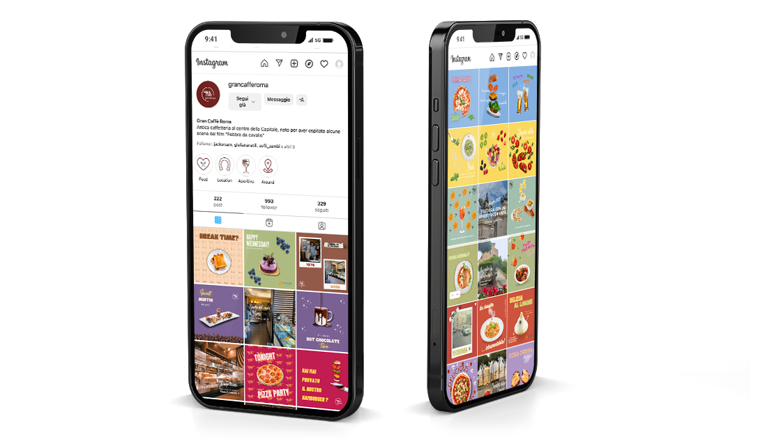 grancaffè social da telefono grancaffè social da telefono