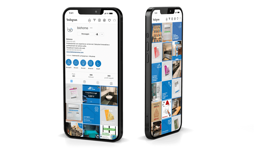 Digital Advertising social management settore edilizia, SEO, posizionamento online, gestione social, Instagram account, smorzo roma, rivenditore MAPEI, settore edile, indicizzazione SEO, posizionamento serp, social media, gestione social | PRINGO