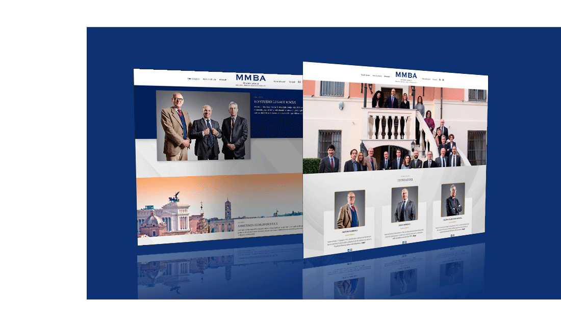 Pagine Interne - MMBA Sito web Landing page responsive CMS web design UI UX SEO | PRINGO