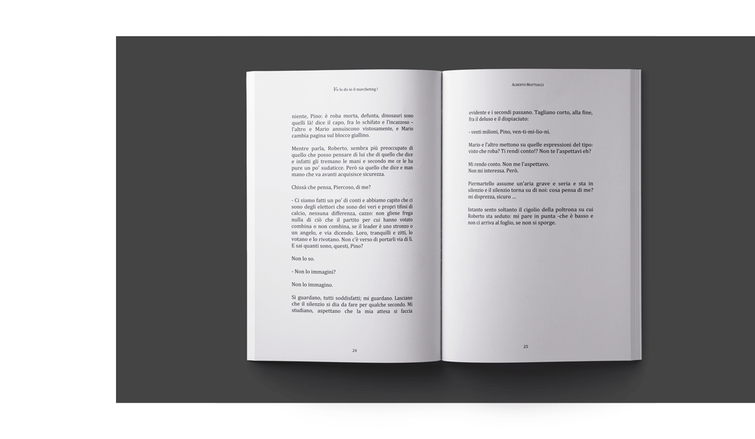 Ve lo do io il marketing Alberto Mattiacci, Docente Economia, albertomattiacci.it, EconomicaMente, impaginazione libri | PRINGO