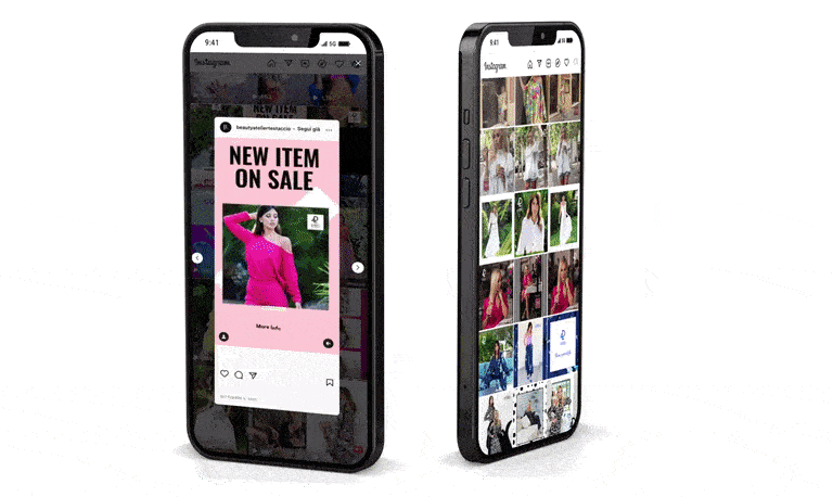 Digital Advertising Instagram D4L DfourL Digital Advertising Instagram D4L DfourL, social media, Atelier Boutique | PRINGO